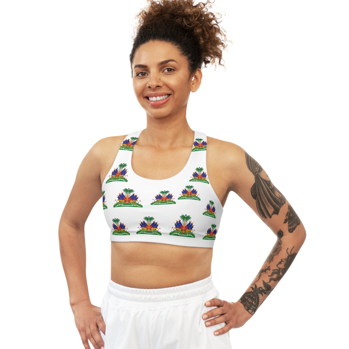 Seamless Sports Bra Haitian heritage