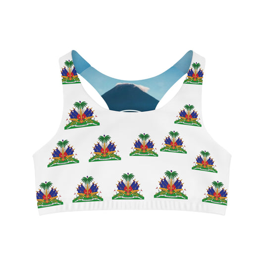 Seamless Sports Bra Haitian heritage