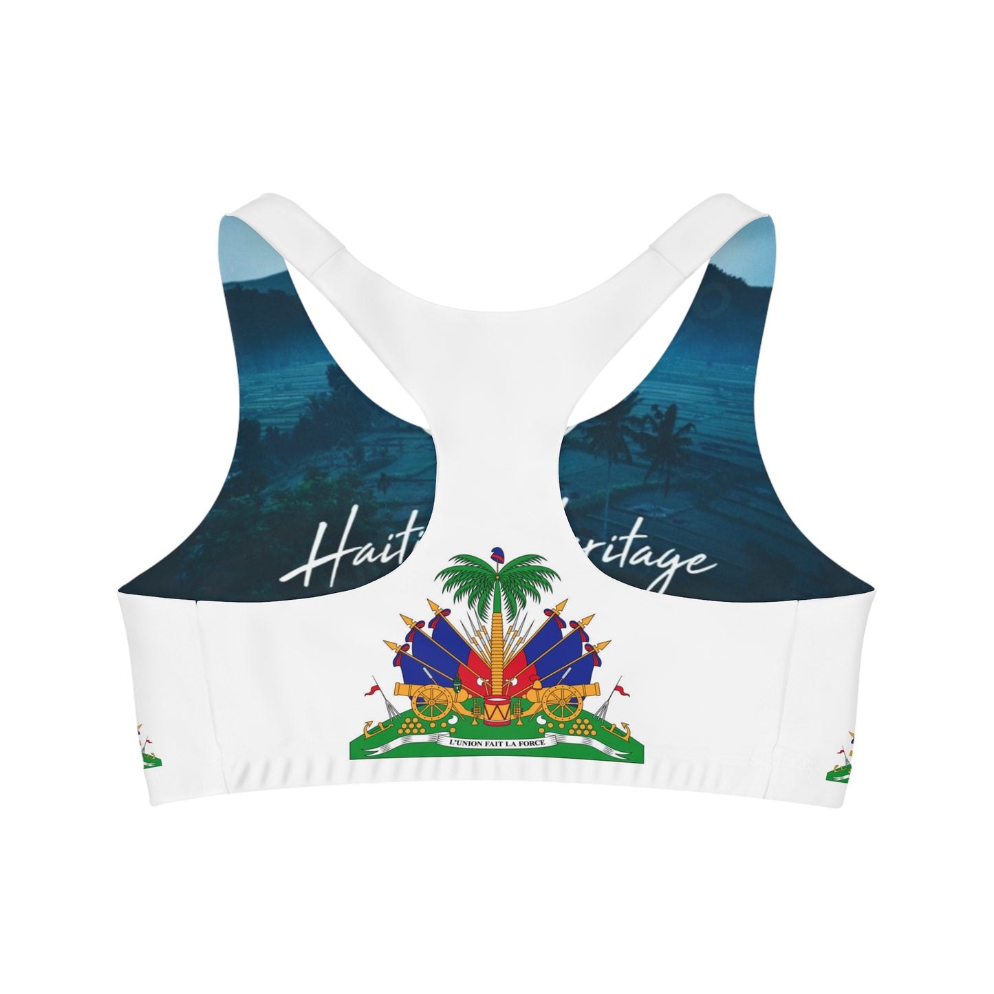 Seamless Sports Bra Haitian heritage