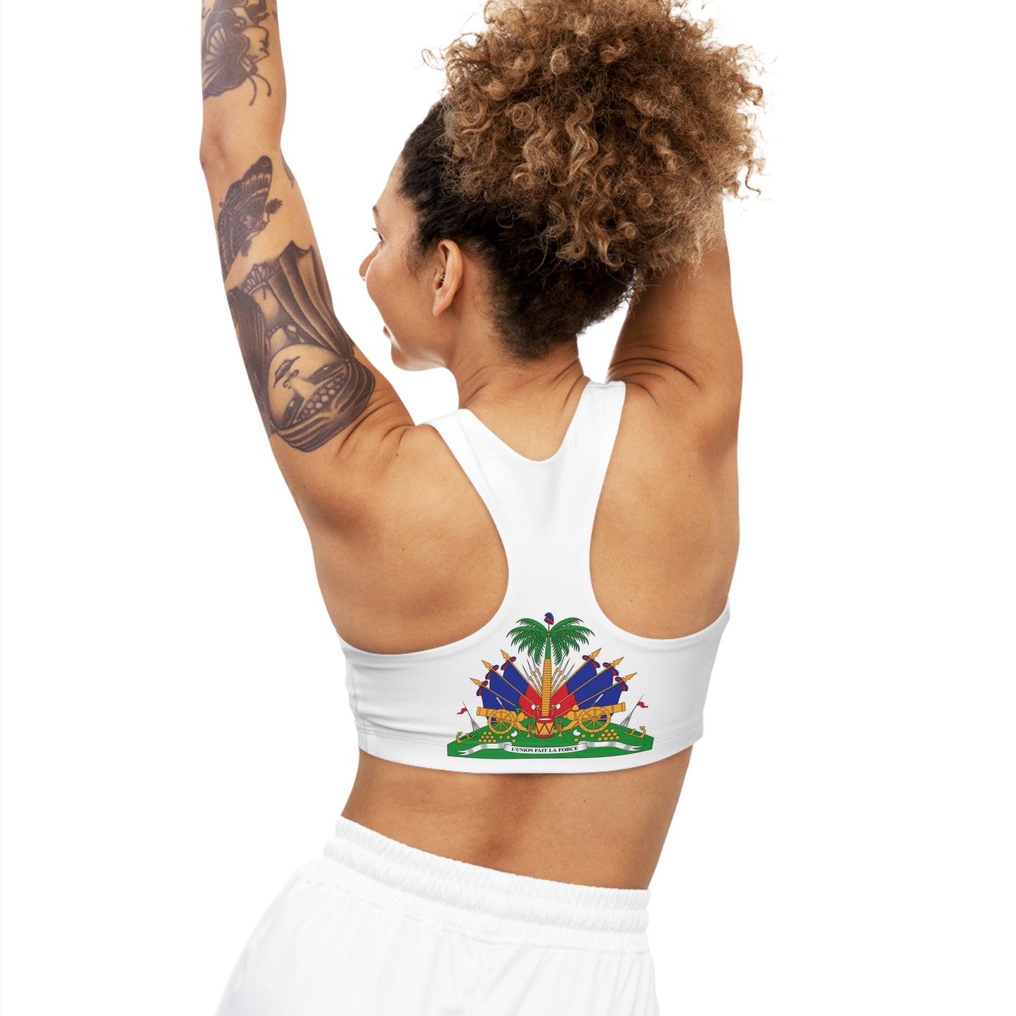 Seamless Sports Bra Haitian heritage